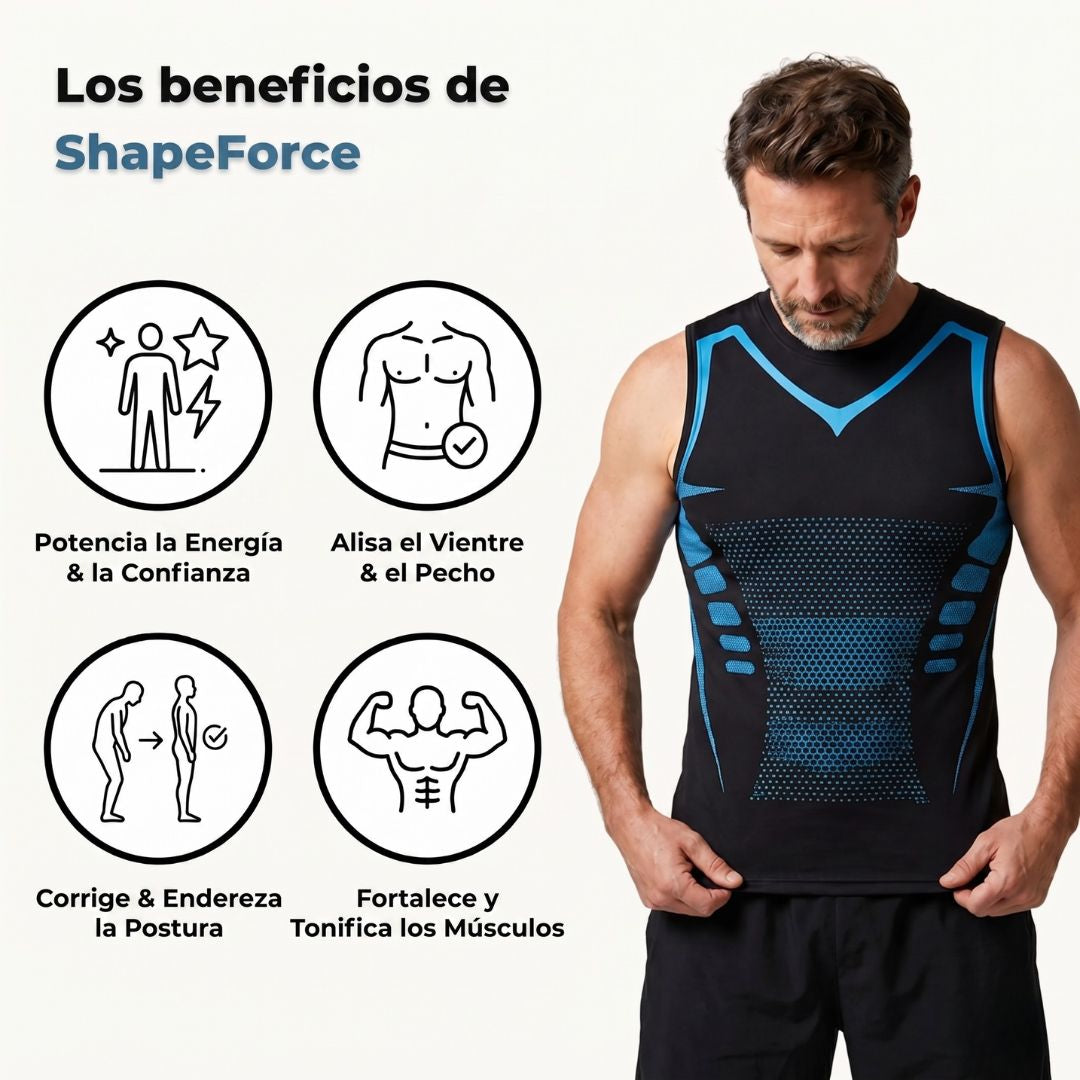 ShapeForce™ Camiseta Reductora Masculina